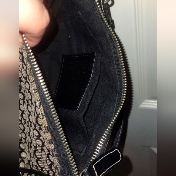 Coach Mini C Signature Demi Baguette Purse Shoulder Bag - Picture 7 of 9